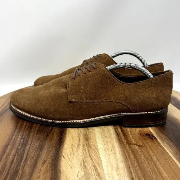 Thursday Boot Company Statesman Men’s 10.5 Brown Tan Suede Derby Dress Shoes