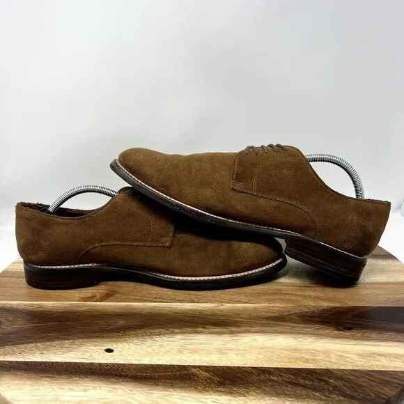 Thursday Boot Company Statesman Men’s 10.5 Brown Tan Suede Derby Dress Shoes