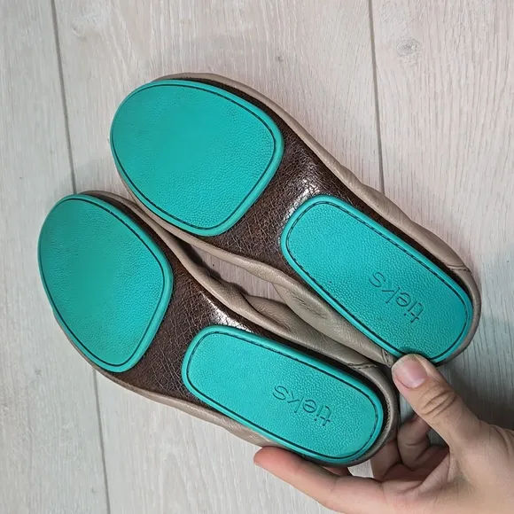 Tieks By Gavrieli Women Leather Ballet Flats Slide Shoes Sz 6