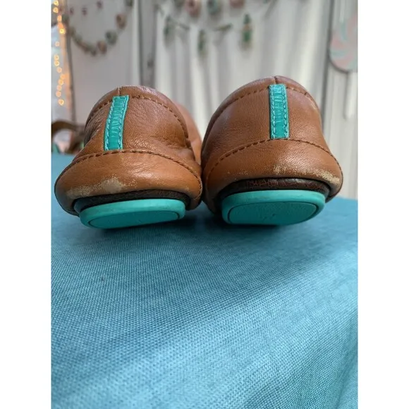 Tieks by Gavrieli Women's Ballet Flats Size 6, Brown Tan Matte, Leather Shoes