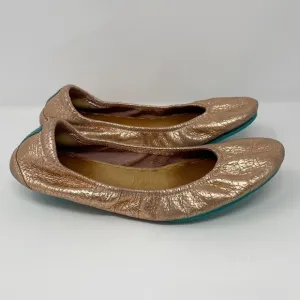 Tieks Rose Gold Glam Flats