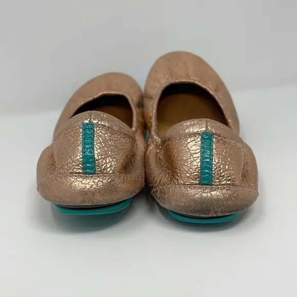 Tieks Rose Gold Glam Flats