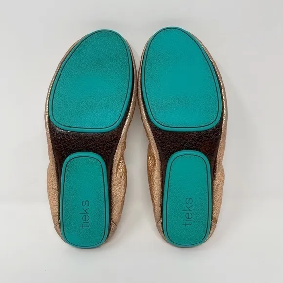 Tieks Rose Gold Glam Flats