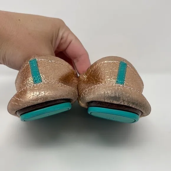 Tieks Rose Gold Glam Flats