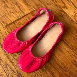 Tieks Women's Red Ballet Flats Size 8