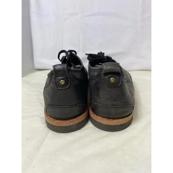Timberland Bardstown A19VK Plain Toe Black Leather Casual Men's 11 Oxfords Shoes