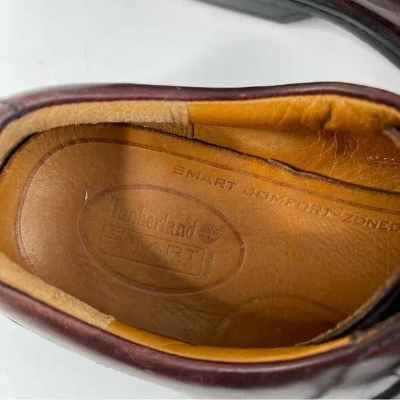Timberland brown cap toe oxford shoes size 10.5