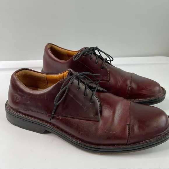 Timberland brown cap toe oxford shoes size 10.5