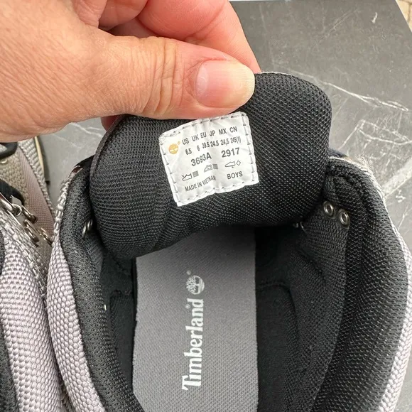 Timberland Euro Hiker Jacquard Boots 6.5