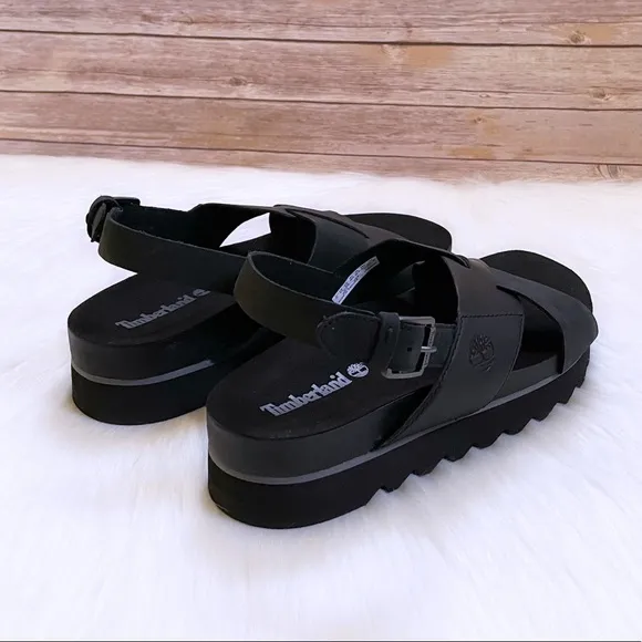 Timberland Women’s Santa Monica Sunrise Black Sandals