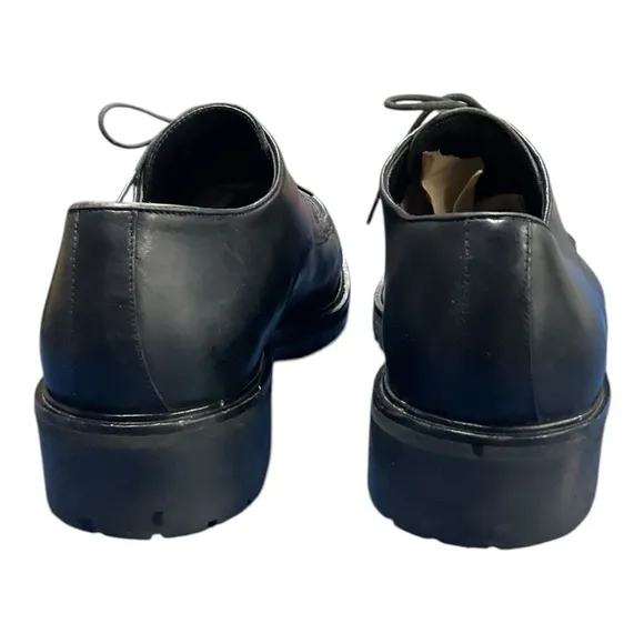 To Boot New York Baron 3071 Black Leather Oxford Dress Shoes Lace up Men's 10 US