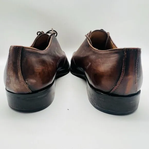 To Boot New York Mens 11.5 Brown Leather Oxford Dress Casual Lace Up Shoes