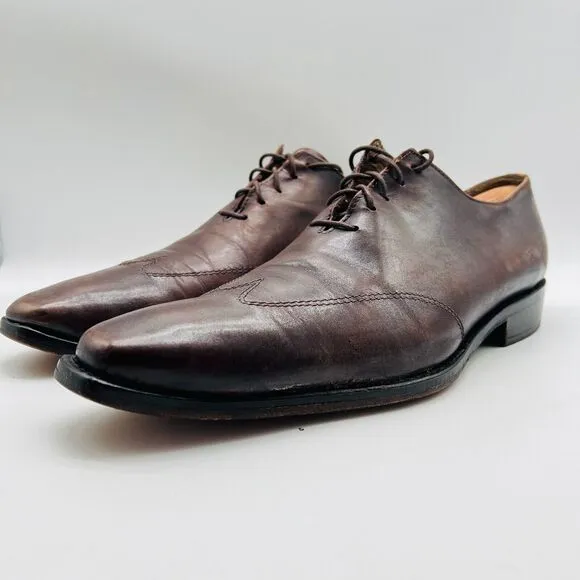 To Boot New York Mens 11.5 Brown Leather Oxford Dress Casual Lace Up Shoes
