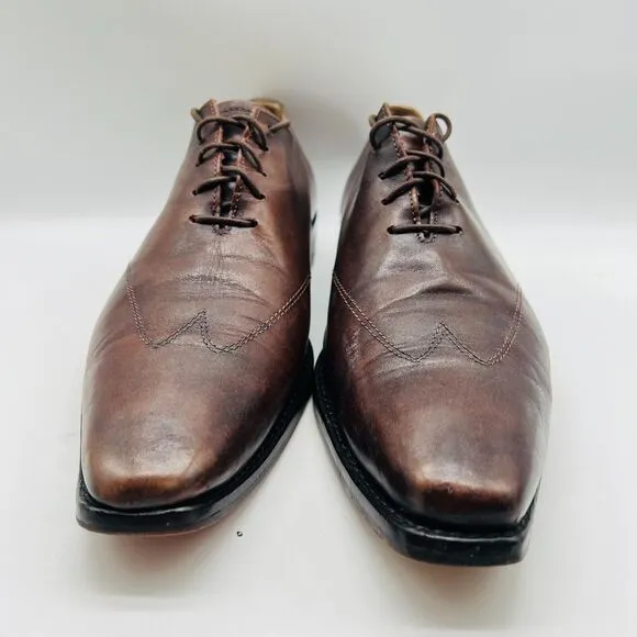 To Boot New York Mens 11.5 Brown Leather Oxford Dress Casual Lace Up Shoes