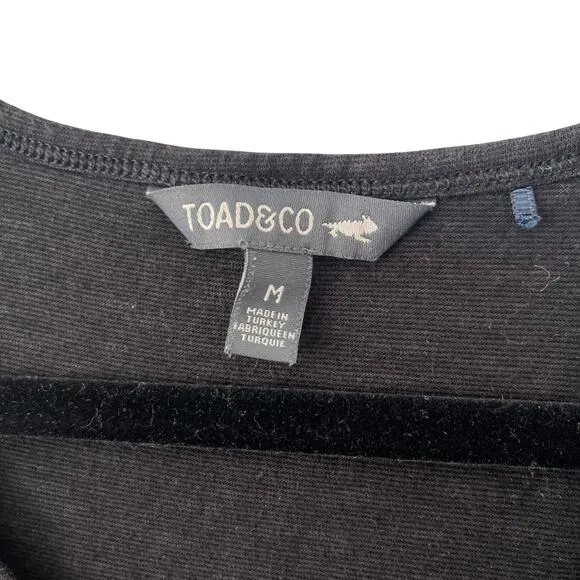 Toad&amp;Co Samba Paseo Midi Dress in Black Size M