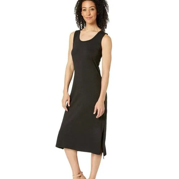 Toad&amp;Co Samba Paseo Midi Dress in Black Size M