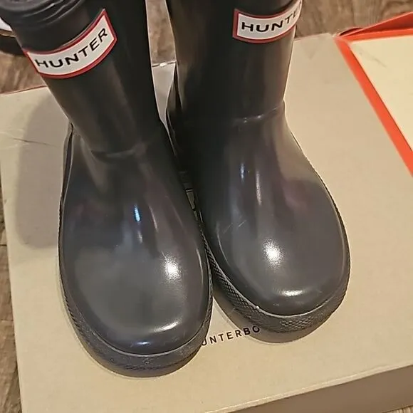 Toddler hunter boots black/grey