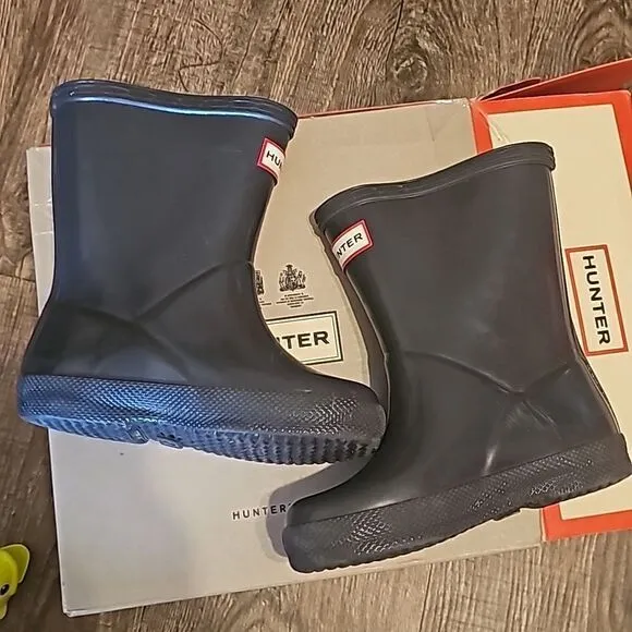 Toddler hunter boots black/grey