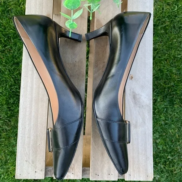 TOD’S Black Leather Shoes with Buckle | Size 38 EU / 7.5 - 8 US