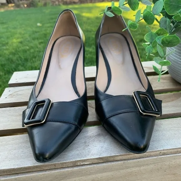 TOD’S Black Leather Shoes with Buckle | Size 38 EU / 7.5 - 8 US
