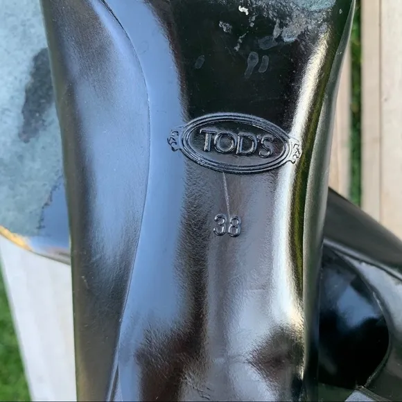 TOD’S Black Leather Shoes with Buckle | Size 38 EU / 7.5 - 8 US