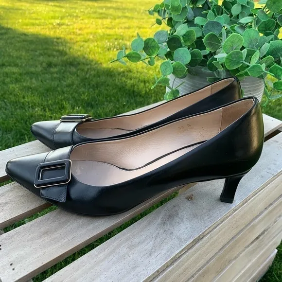 TOD’S Black Leather Shoes with Buckle | Size 38 EU / 7.5 - 8 US