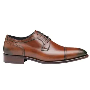TOD’S Brown Leather Cap Toe Dress Shoes