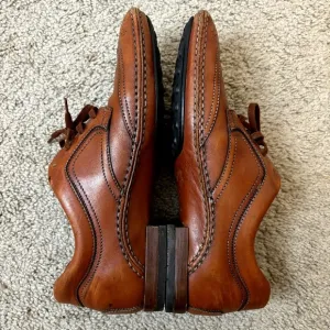 TOD'S Brown Leather Wingtip Brogues - Size 39 EU Men's Lace-Up‎ Dress Shoes