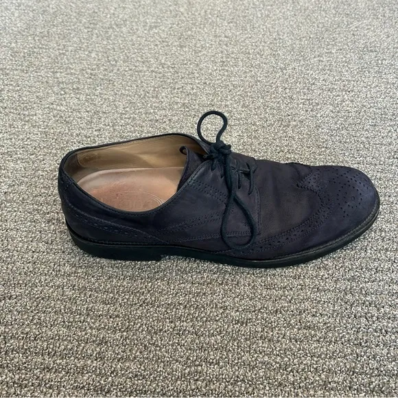 Tod’s Made In Italy Navy Blue Suede Dress Shoes Size 10