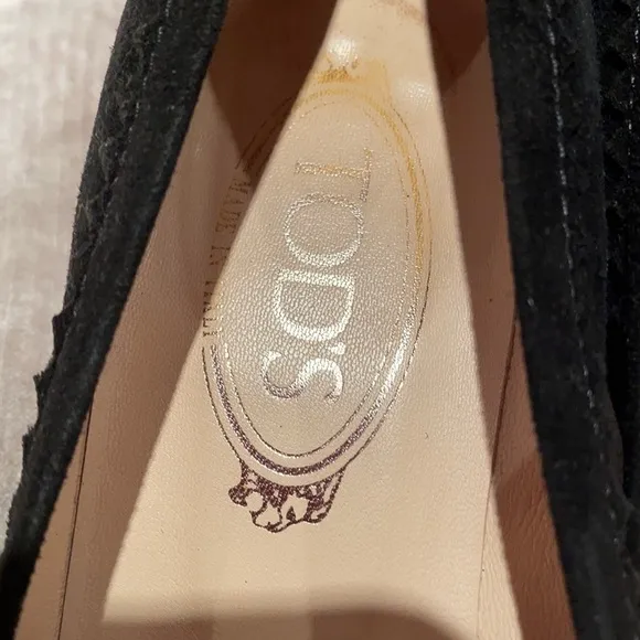 TOD’S Suede Stud Embellished Dress Shoes