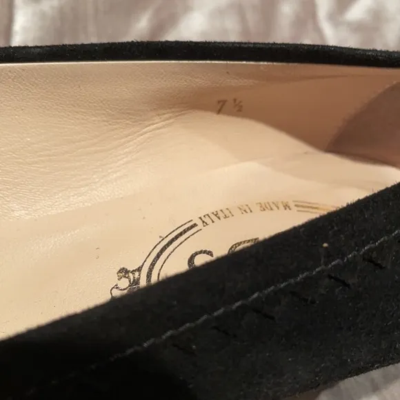 TOD’S Suede Stud Embellished Dress Shoes