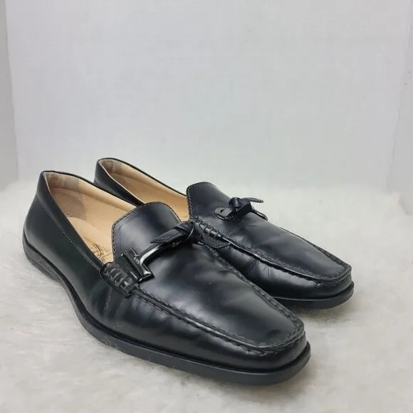 Tod's T Timeless Leather Women's Penny Loafer Slip On Driving Shoes Size 7