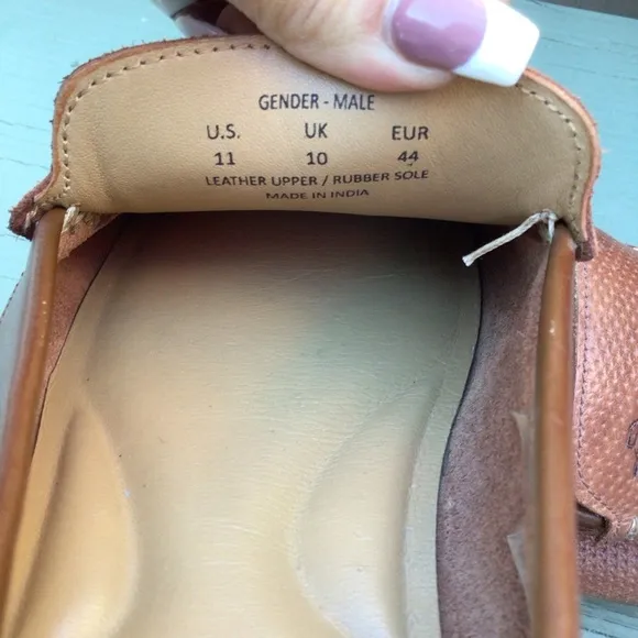 Tommy Bahama Loafers  Brown Leather Pre-Owned