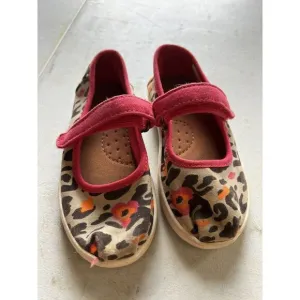 TOMS Tiny Leopard Mary Jane  Kids Girls Size 8 M Flats Casual 10010657‎