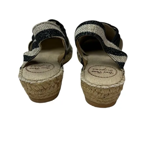 Toni Pons Striped Nancy Espadrille Sandals 35/4.5