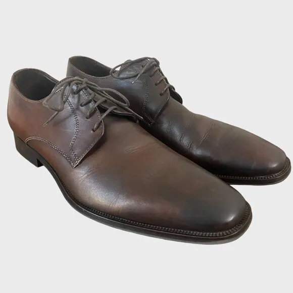 Too Boot New York Adam Derrick David Calf Leather Derby Dress Shoes Size 9.5