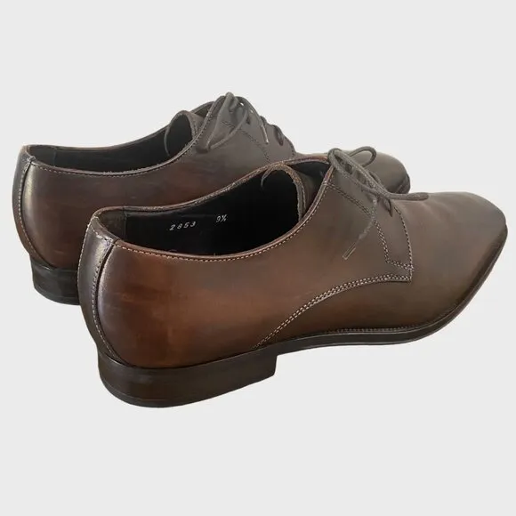 Too Boot New York Adam Derrick David Calf Leather Derby Dress Shoes Size 9.5