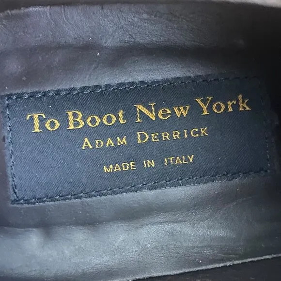 Too Boot New York Adam Derrick David Calf Leather Derby Dress Shoes Size 9.5