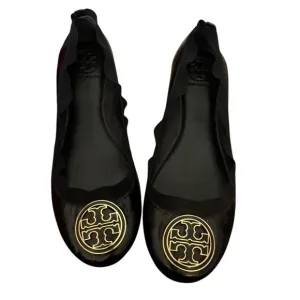 Tory Burch black flats ballet shoes 8.5
