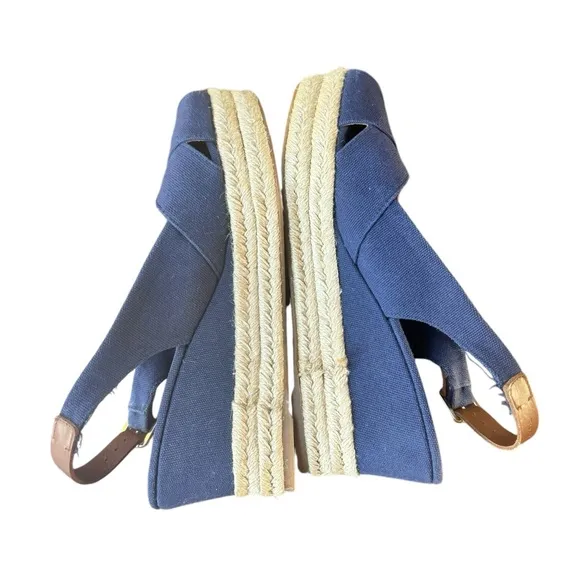 Tory Burch Blue Slingback Sandals