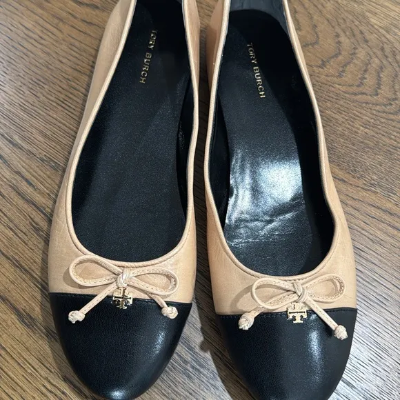 Tory Burch Cap Toe Ballet Flats size 8