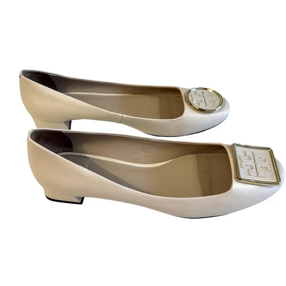 TORY BURCH CIRCLE/SQUARE LOGO 2” BLOCK HEAL SHOES