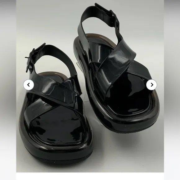 Tory Burch Criss Cross Bubble Jelly Sandals Size 8 NWT
