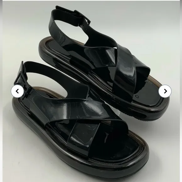 Tory Burch Criss Cross Bubble Jelly Sandals Size 8 NWT