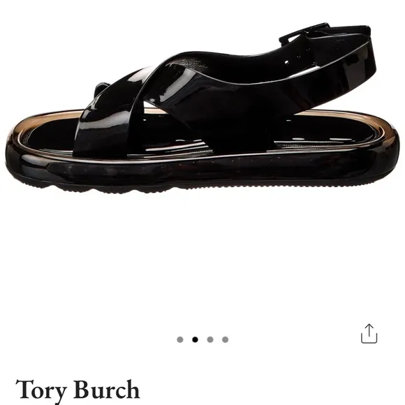Tory Burch Criss Cross Bubble Jelly Sandals Size 8 NWT