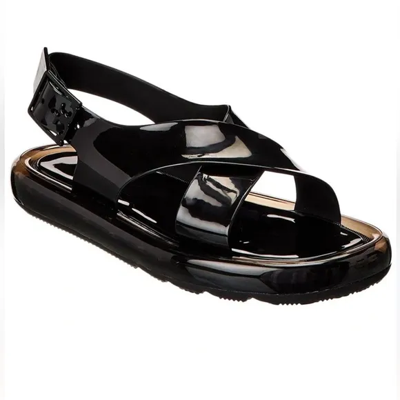 Tory Burch Criss Cross Bubble Jelly Sandals Size 8 NWT
