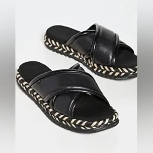Tory Burch Crisscross Espadrille Slide, brand new sandals