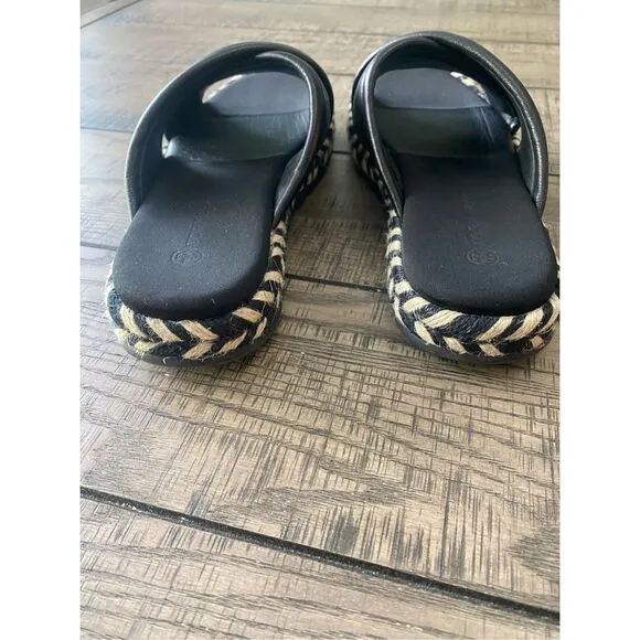 Tory Burch espadrille sandals size 9 NWOT
