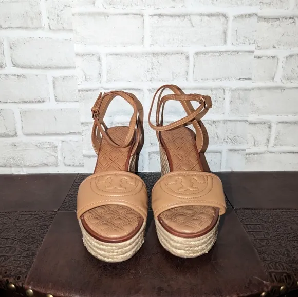 Tory Burch Fleming Espadrille Sandals size 10