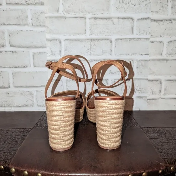 Tory Burch Fleming Espadrille Sandals size 10